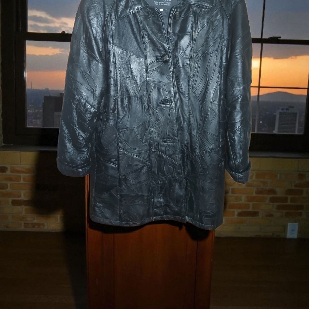 Women's Black Leather Jacket